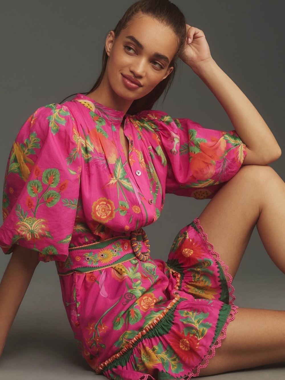 Farm Rio Delicate Fruit Garden Mini Dress,
- NWT - Picture 2 of 6